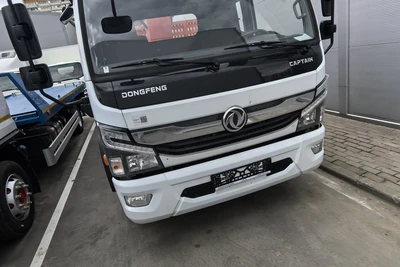Dongfeng 120C Бортовая платформа + КМУ SHIMEI KTS-SK6
