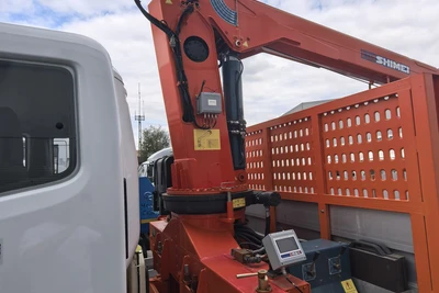 Dongfeng 120C Бортовая платформа + КМУ SHIMEI KTS-SK6