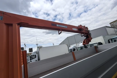 Dongfeng 120C Бортовая платформа + КМУ SHIMEI KTS-SK6